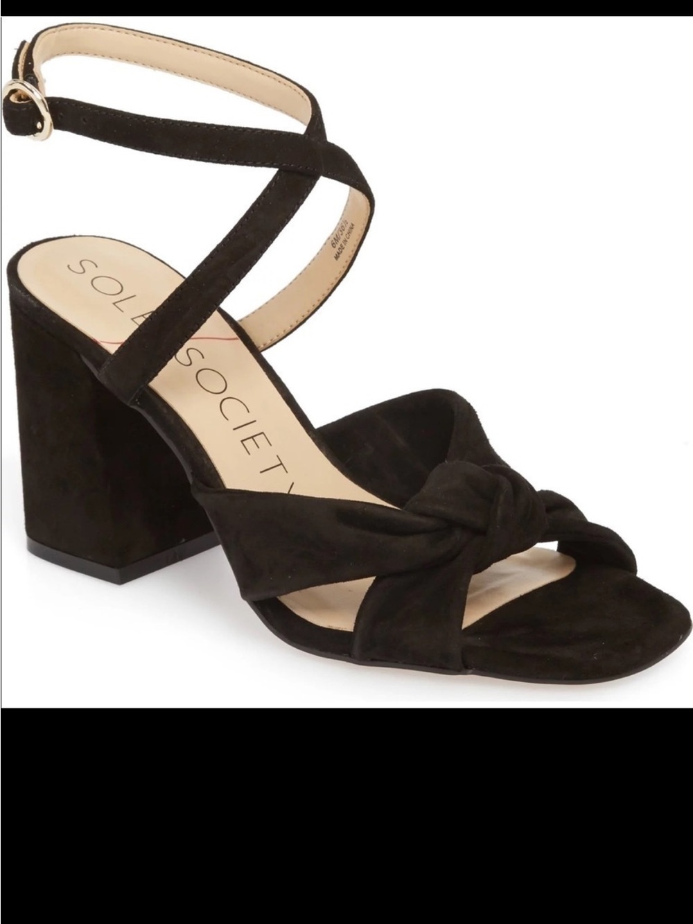 𝅺New Sole Society Joanan Sandals - Black